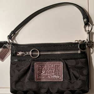 Coach black wristlest